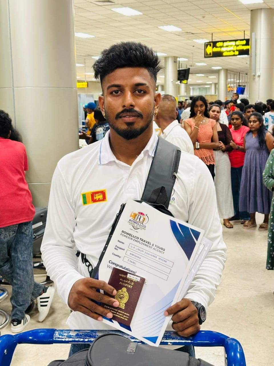 Successful applicant departure photo